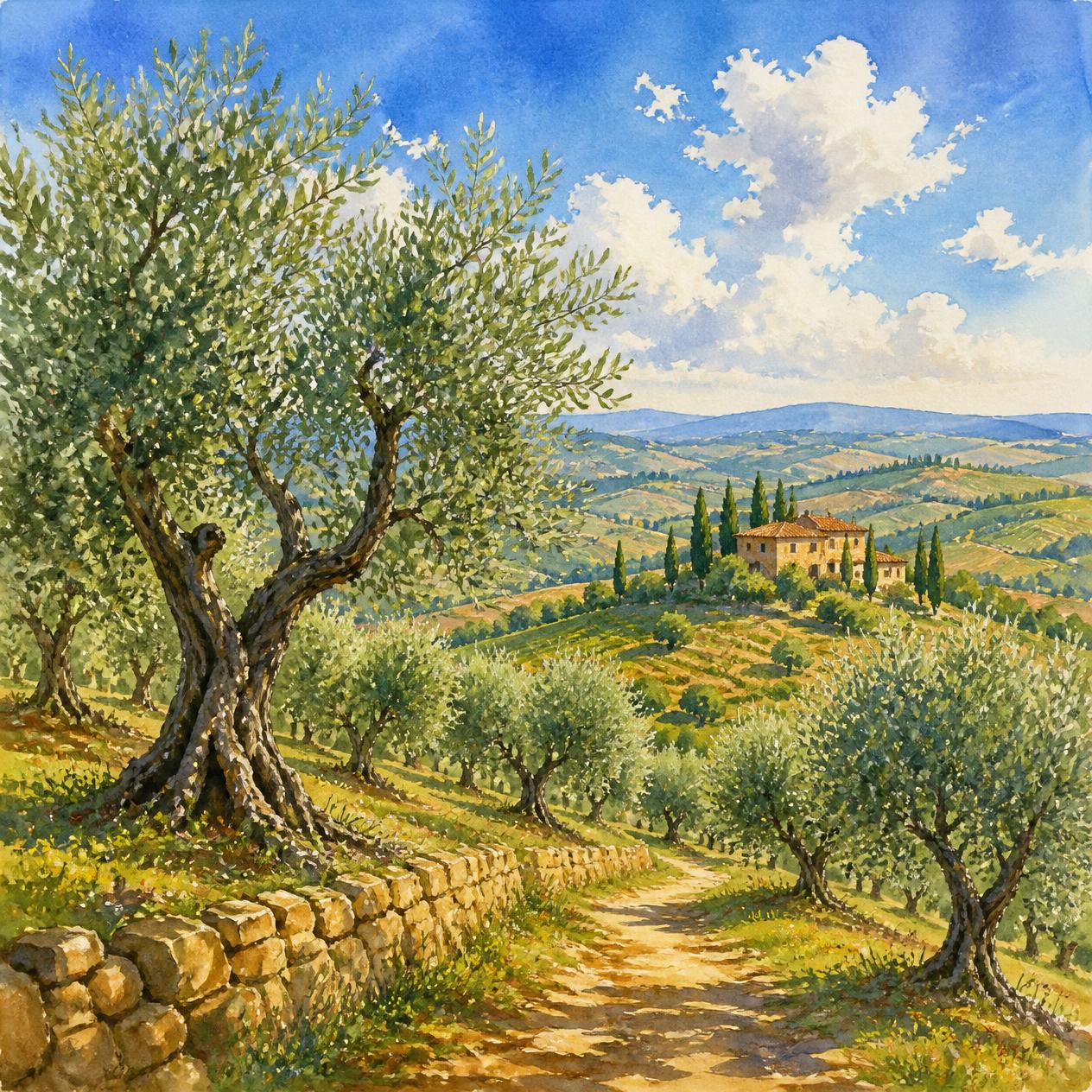 Tuscan Olive Cultivars: Characteristics, Aromas, and Unique Properties